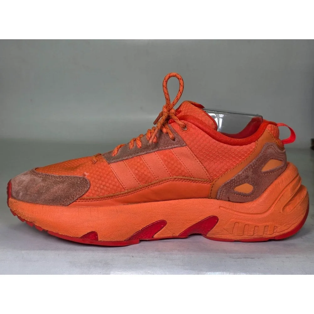 Adidas Originals ZX 22 Boost Men's Sneakers Size 9.5 UK 9 Orange Athletic‎ Shoes